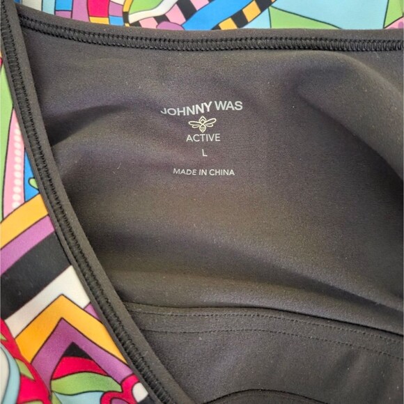 Johnny Was Bee Active Scoop Neck Fit And Flare Tennis Dress Multi Color Large - Picture 12 of 16